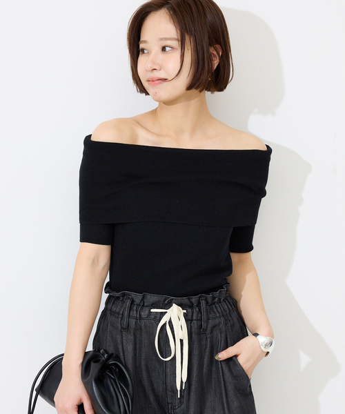 SLOBE IENA（スローブイエナ） ニット セーター オフショルダー