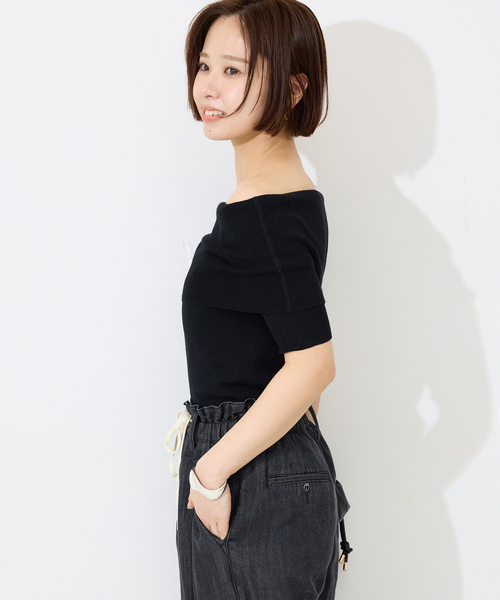 SLOBE IENA（スローブイエナ） ニット セーター オフショルダー