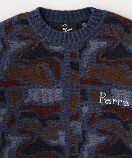 By Parra（バイパラ） セーター ニット PARRA Repeat ftp booster 