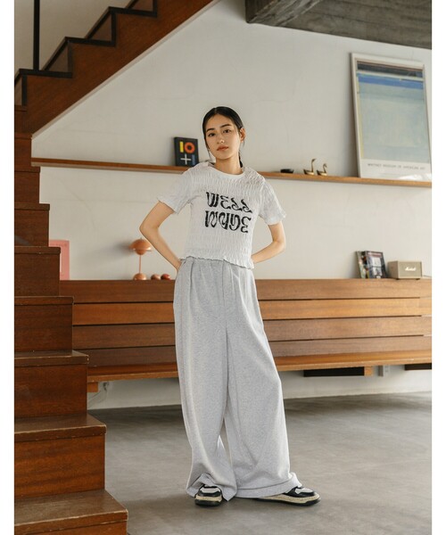 CITEN（シテン） tシャツ 「CITEN」シャーリングロゴT レディース