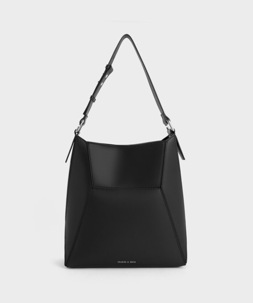 「CHARLES & KEITH」 トートバッグ L スミクロ レディース
