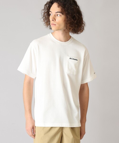 ルックバック Tシャツ Lサイズ ホワイト Columbia（コロンビア） tシャツ UVカット Columbia/ ルックアウト