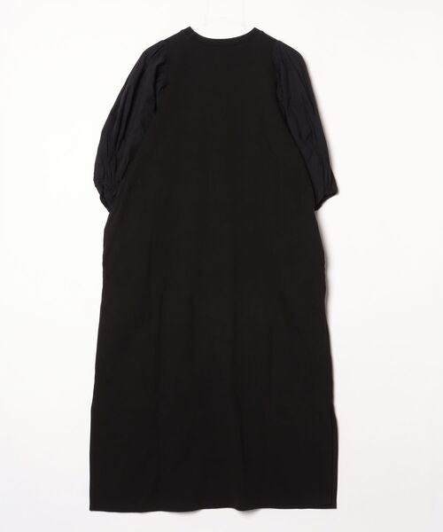 「CAROLINA GLASER」 7分袖ワンピース ONE SIZE ブラック レディース_画像2