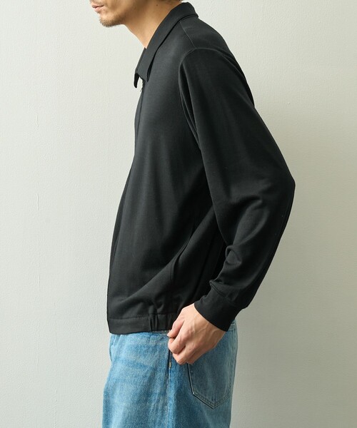 カーディガン 「WRAPINKNOT/ラッピンノット」Zip Blouson メンズの画像