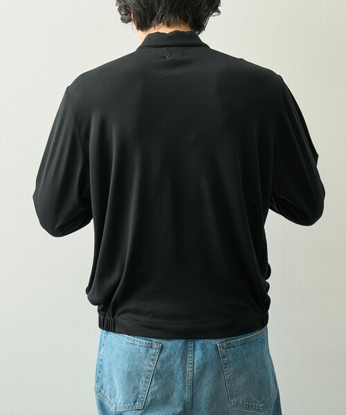カーディガン 「WRAPINKNOT/ラッピンノット」Zip Blouson メンズの画像