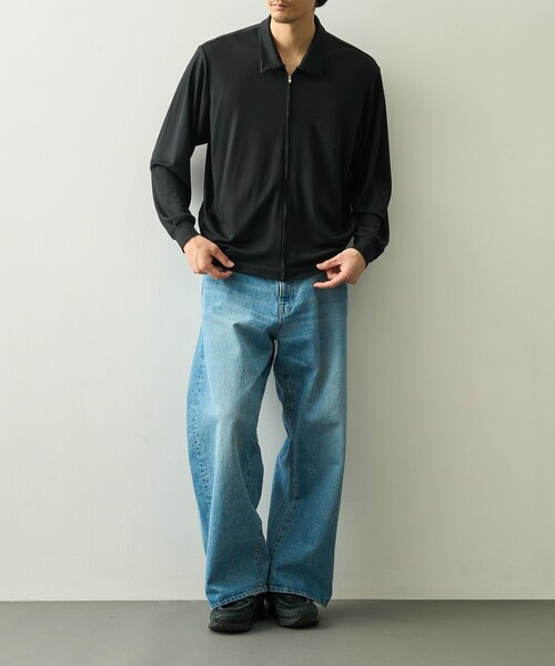 カーディガン 「WRAPINKNOT/ラッピンノット」Zip Blouson メンズの画像