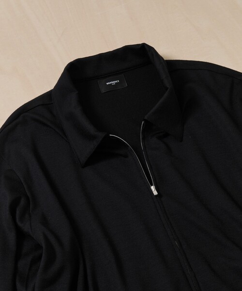 カーディガン 「WRAPINKNOT/ラッピンノット」Zip Blouson メンズの画像