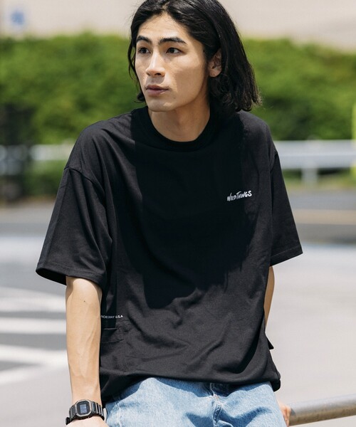 「WILD THINGS」 半袖Tシャツ MEDIUM グレー メンズ_画像5