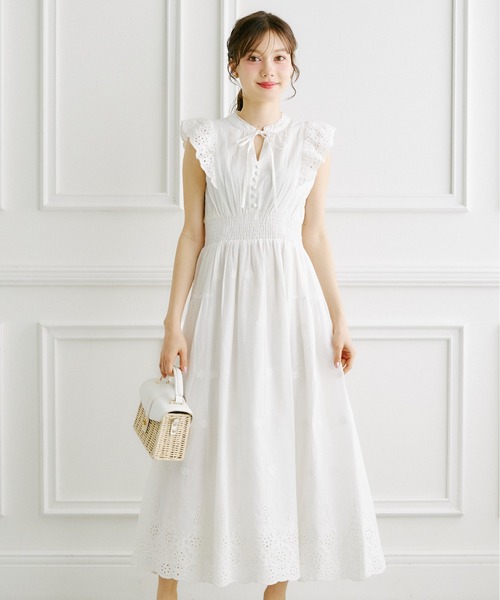 tocco closet（トッコ クローゼット） ワンピース リボン付きパネル