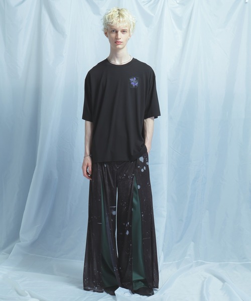 HARE（ハレ） tシャツ 「接触冷感」フラワーアートバックプリント