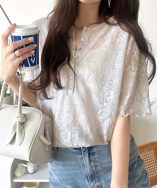 classicalelf（クラシカルエルフ） ヘンリーネック tシャツ 半袖