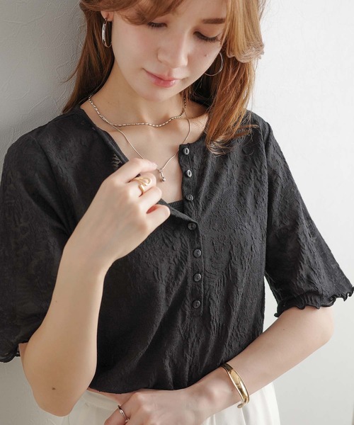 classicalelf（クラシカルエルフ） ヘンリーネック tシャツ 半袖 「8月