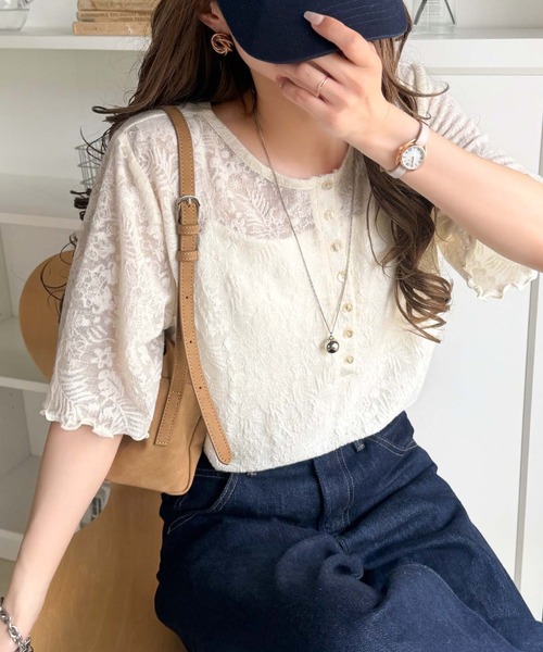 classicalelf（クラシカルエルフ） ヘンリーネック tシャツ 半袖 「8月