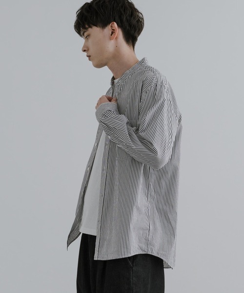 「Audience」 長袖シャツ L ダークグリーン メンズ_画像7