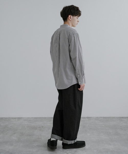 「Audience」 長袖シャツ L ダークグリーン メンズ_画像9