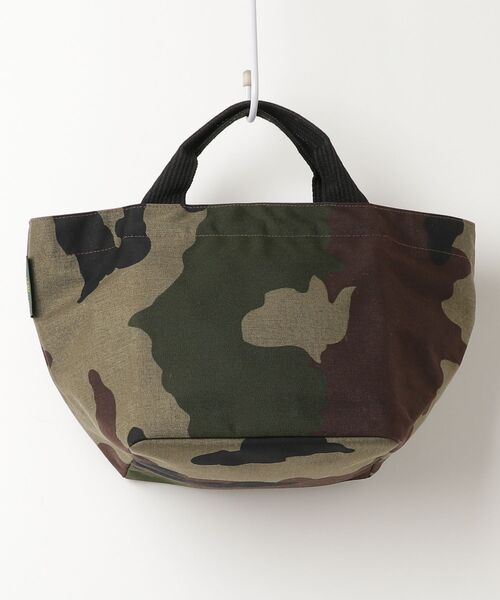 Herve Chapelier カモフラージュ柄 ハンドバッグ Herve Chapelier（エルベシャプリエ） カモフラージュハンドバッグ
