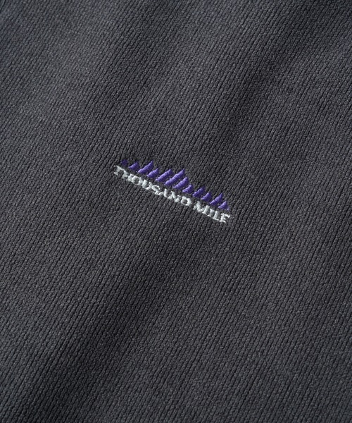 「THOUSAND MILE」 スウェットカットソー X-SMALL ブラック メンズ_画像5