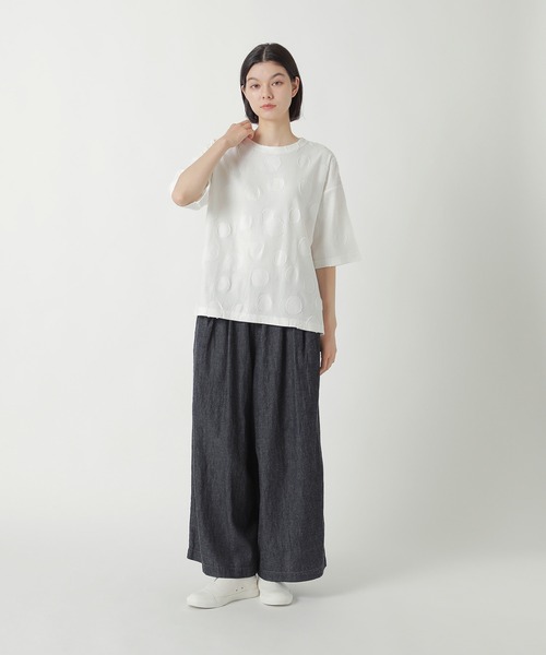 「Plantation」 半袖Tシャツ M size ホワイト レディース_画像4