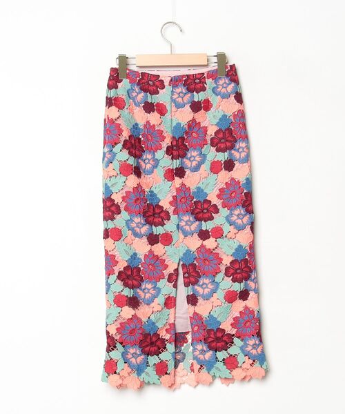 「Demi-Luxe BEAMS」 ロングスカート 34 レッド レディース_画像2