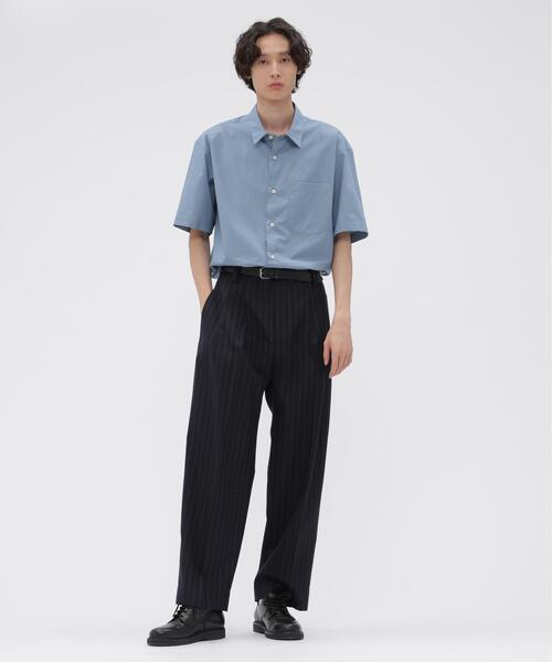MARGARET HOWELL（マーガレットハウエル） シャツ 半袖 HIGHDENSE