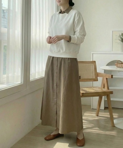 「cammie」 シャツワンピース M ブラック レディース_画像7