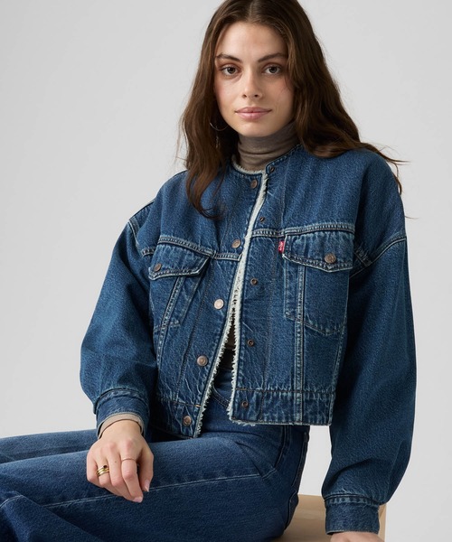 Levi's（リーバイス） デニムジャケット gジャン ノーカラー