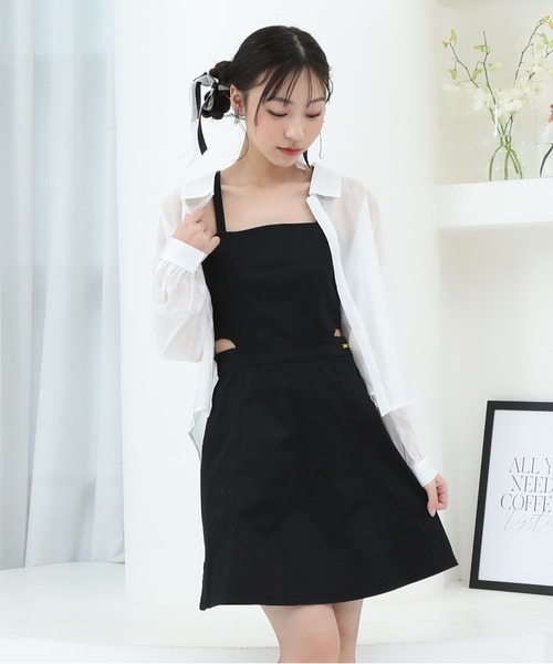 「PINKHUNT」 「KIDS」キャミソールワンピース 120cm ブルー キッズ_画像4
