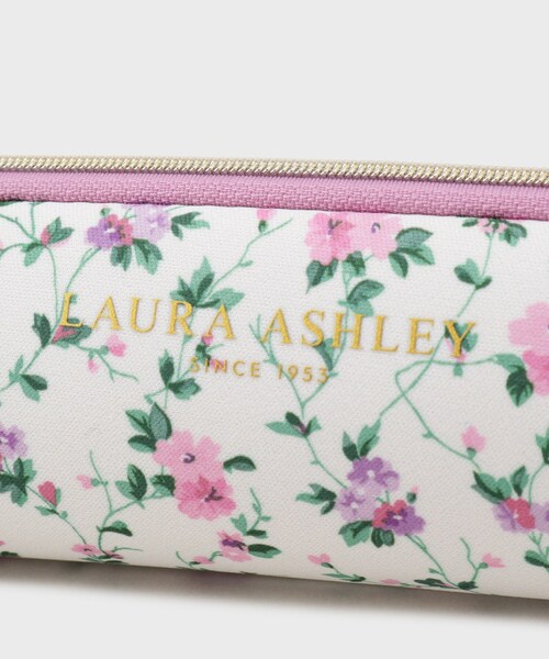 LAURA ASHLEY（ローラアシュレイ） 文房具 プライオリー柄 ペンケース