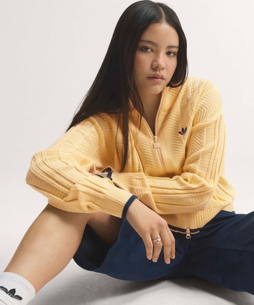 adidas（アディダス） ジャージ ファイヤーバード ケーブルニット
