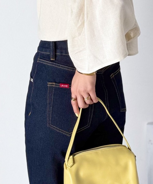 「classicalelf」 ブーツカットデニムパンツ LARGE ブルー レディース_画像7