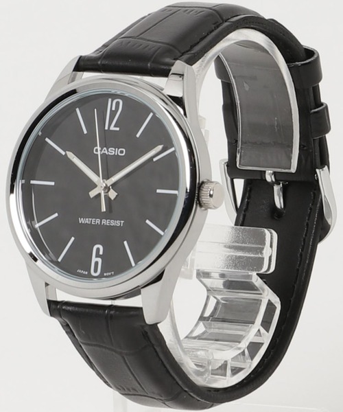腕時計 CASIO カシオ / ベーシックアナログ レザーバンド ラウンドフェイス 腕時計 日常生活防水 //// MTP レザーシリーズの画像