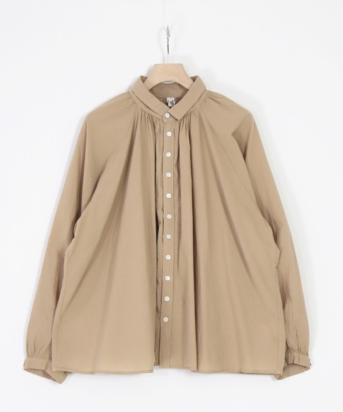 ブラウス シャツ 「Brocante / ブロカント」 60sローン グランロンシャツ レディース