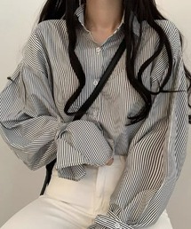 LACーVERT ブラウス シャツ 「累計販売枚数1万枚突破」フレアスリーブ