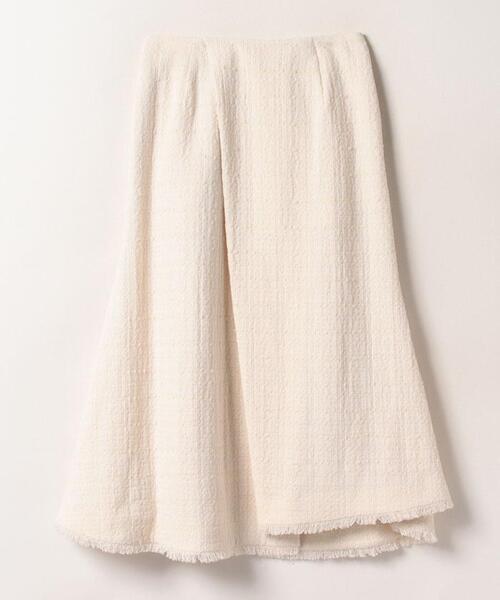 LANVIN en Bleu スカート 「セットアップ対応商品」ネップツイード