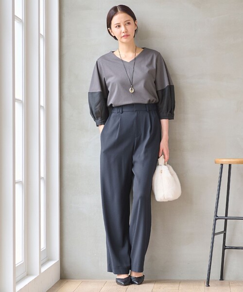 自由区（ジユウク） パンツ 「セットアップ対応・洗える」トリアセ