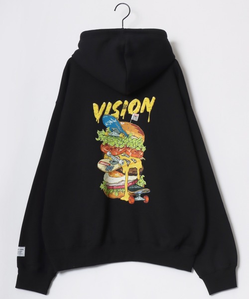 パーカー メンズ VISION STREET WEAR/ヴィジョンストリートウェア オーバーサイズ 裏起毛 バックプリント スウェット/パーカー レデ｜zozo｜17