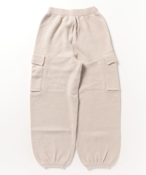 Per sist ence パンツ アルパカタッチ ニットワイドジョガー