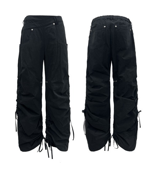 パンツ カーゴパンツ メンズ NACHE/ナチェ LAYERED WAIST BONDED PANTS カーゴパンツ