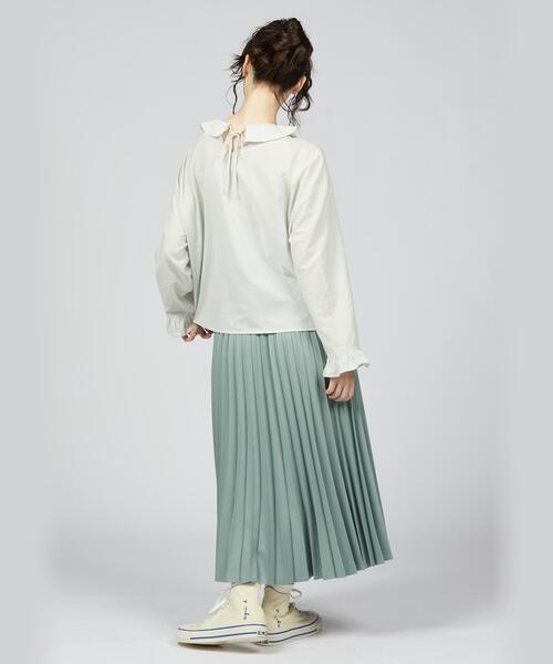 To b. by agnes スカート アコーディオンプリーツスカート : ZOZOTOWN