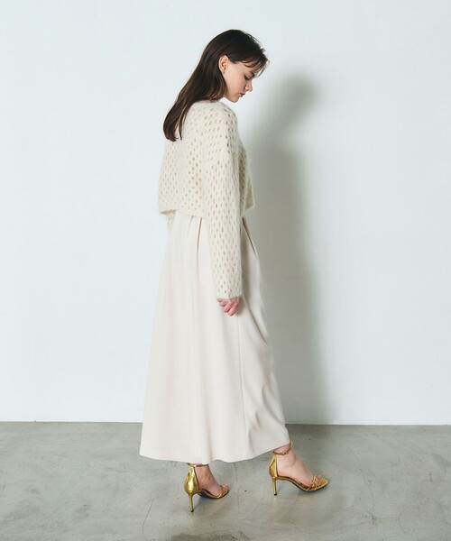 ニット セーター アルパカメッシュニットトップ レディース GRACE CONTINENTAL ニット セーター アルパカメッシュニット