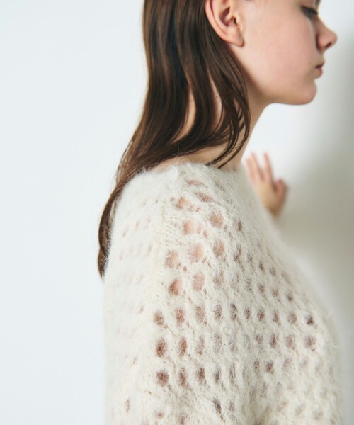 GRACE CONTINENTAL ニット セーター アルパカメッシュニット
