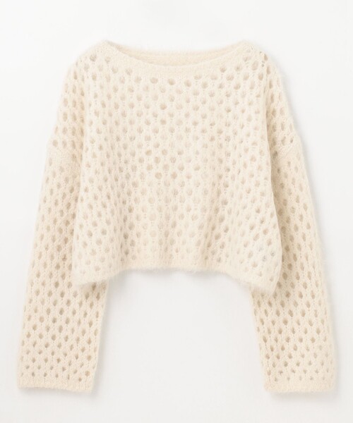 ニット セーター アルパカメッシュニットトップ レディース GRACE CONTINENTAL ニット セーター アルパカメッシュニット
