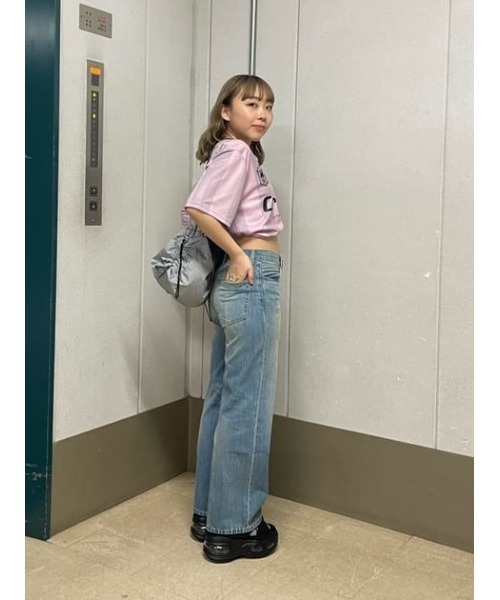 SLY ジーンズ デニム デニムパンツ SILAS L/W STRAIGHT PT-B