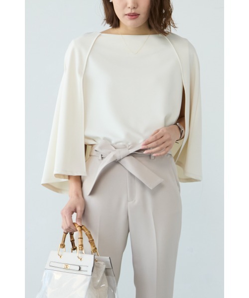 M.deux（エムドゥ） tシャツ ケープスリーブカットソー/プルオーバー