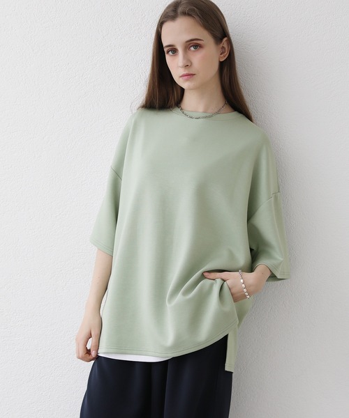 LILL tシャツ 「23ss」サイドスリットハイポンチビッグ