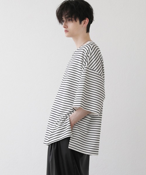 LILL tシャツ 「23ss」サイドスリットハイポンチビッグ