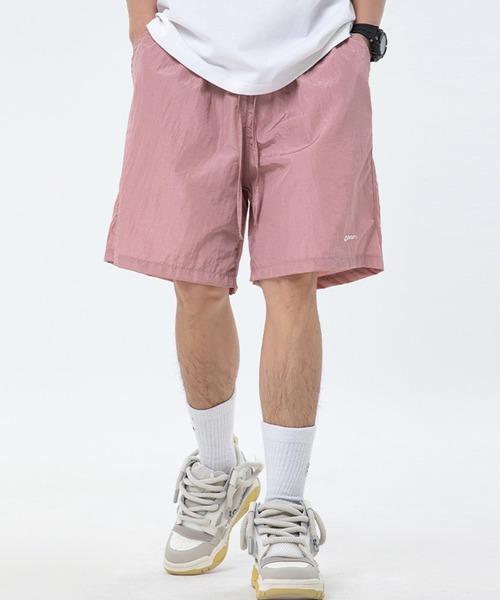 aimoha パンツ outdoor ユニセックス ウエスト紐付き ショート