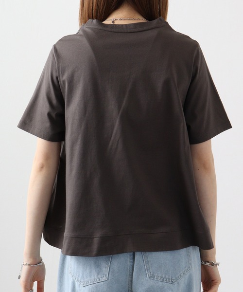 EGLANTINE tシャツ Eglantine ビジュー付きフロッキーCS