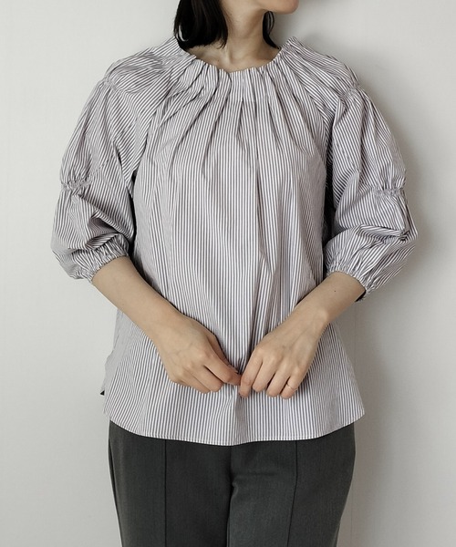 定価¥29,200 セラビ新品❗️シャツ、チェック SEVESKIG - シルク フランネル チェック シャツ / SILK FLANNEL