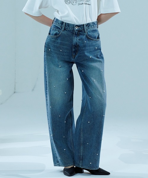 DOUBLE STANDARD CLOTHING ジーンズ デニム デニムパンツ パール